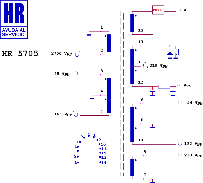 Tv Eht Circuit Diagram